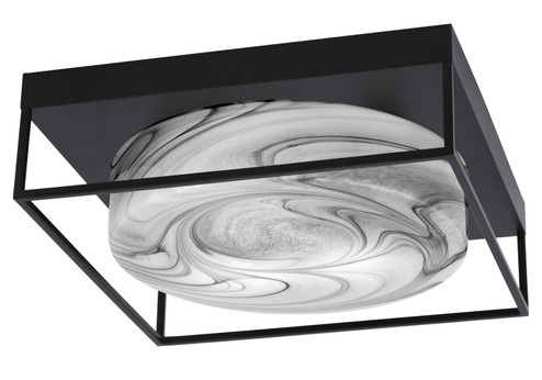 Flush Mounts Three Light Flush Mount in Matte Black (200|856-MB-9)