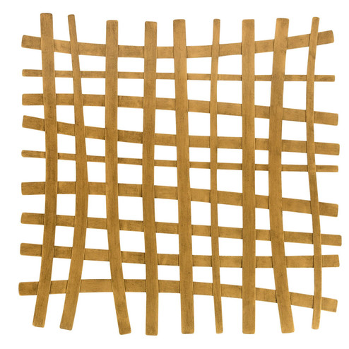 Gridlines Wall Decor in Antiqued Gold (52|04333)