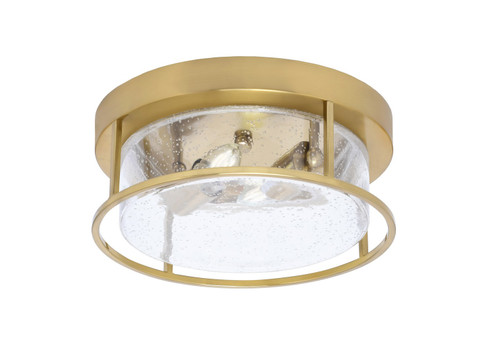 Flush Mounts Two Light Flush Mount in New Age Brass (200|812-NAB-0)