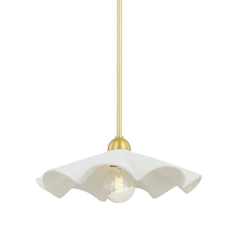 Maisie One Light Pendant in Aged Brass (428|H712701-AGB/CTW)