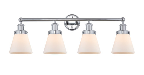 Edison Four Light Bath Vanity in Polished Chrome (405|616-4W-PC-G61)