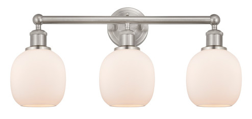Edison Three Light Bath Vanity in Brushed Satin Nickel (405|616-3W-SN-G101)