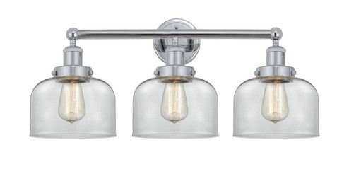 Edison Three Light Bath Vanity in Polished Chrome (405|616-3W-PC-G72)
