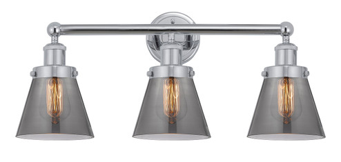 Edison Three Light Bath Vanity in Polished Chrome (405|616-3W-PC-G63)