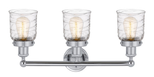 Edison Three Light Bath Vanity in Polished Chrome (405|616-3W-PC-G513)