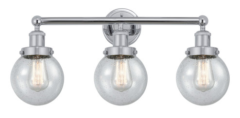 Edison Three Light Bath Vanity in Polished Chrome (405|616-3W-PC-G204-6)