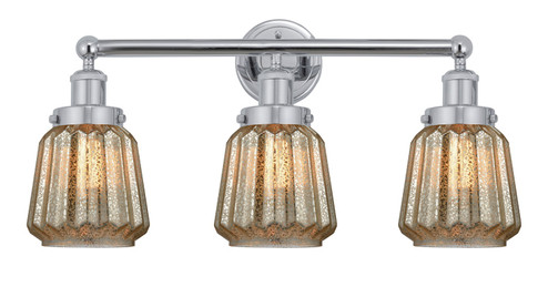 Edison Three Light Bath Vanity in Polished Chrome (405|616-3W-PC-G146)