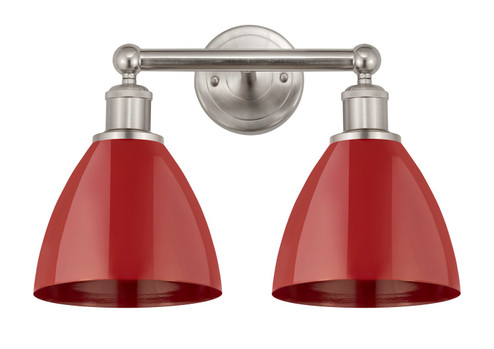 Edison Two Light Bath Vanity in Brushed Satin Nickel (405|616-2W-SN-MBD-75-RD)