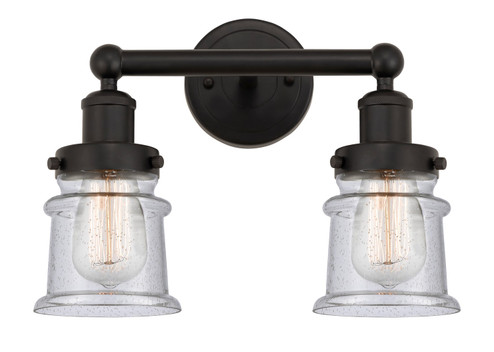 Edison Two Light Bath Vanity in Brushed Satin Nickel (405|616-2W-SN-G184S)