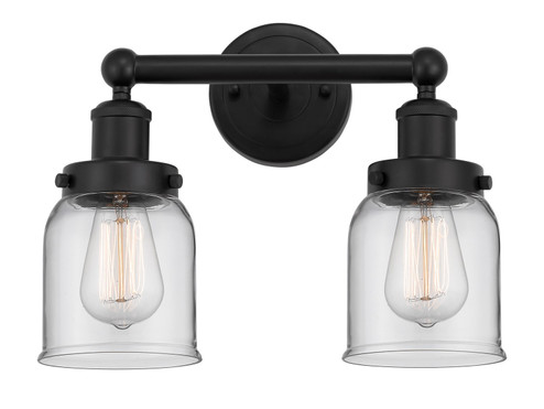 Edison Two Light Bath Vanity in Matte Black (405|616-2W-BK-G52)