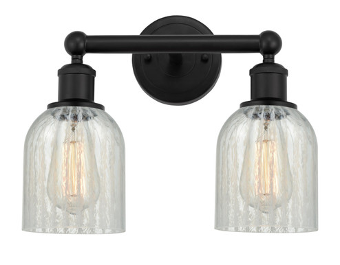 Edison Two Light Bath Vanity in Matte Black (405|616-2W-BK-G2511)