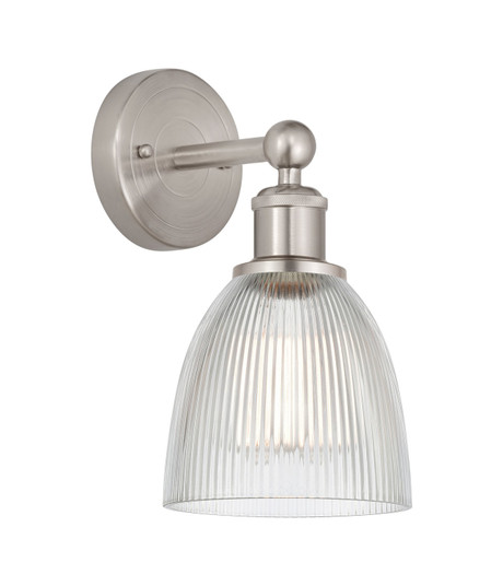 Edison One Light Wall Sconce in Brushed Satin Nickel (405|616-1W-SN-G382)