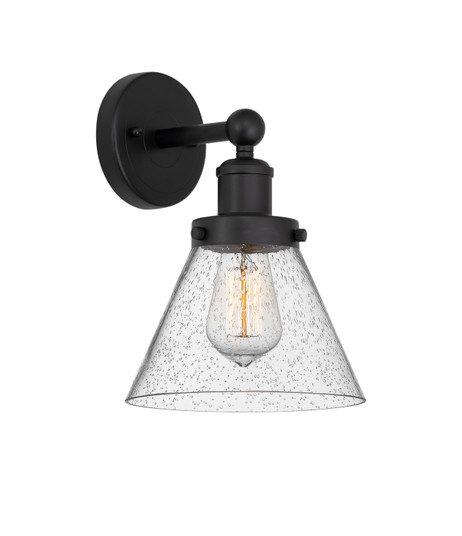 Edison One Light Wall Sconce in Matte Black (405|616-1W-BK-G44)