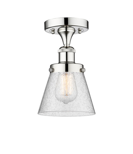 Edison One Light Semi-Flush Mount in Polished Chrome (405|616-1F-PC-G64)