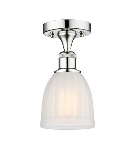Edison One Light Semi-Flush Mount in Polished Chrome (405|616-1F-PC-G441)