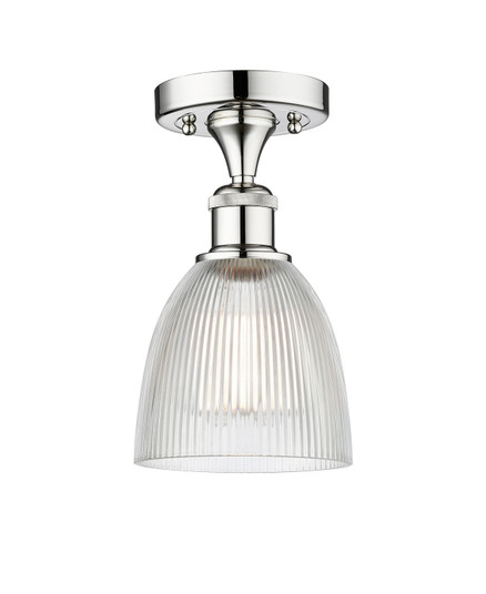 Edison One Light Semi-Flush Mount in Polished Chrome (405|616-1F-PC-G382)