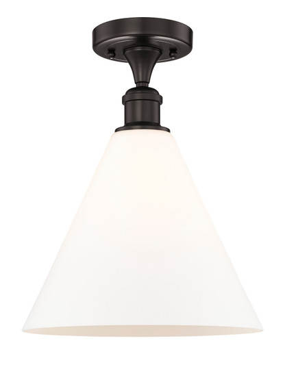 Edison One Light Semi-Flush Mount in Oil Rubbed Bronze (405|616-1F-OB-GBC-121)