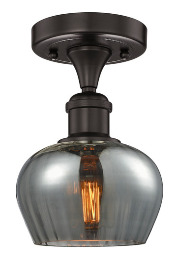 Edison One Light Semi-Flush Mount in Oil Rubbed Bronze (405|616-1F-OB-G93)