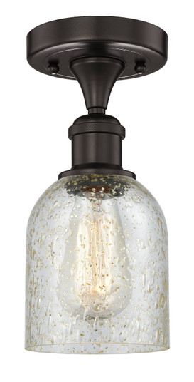 Edison One Light Semi-Flush Mount in Oil Rubbed Bronze (405|616-1F-OB-G259)