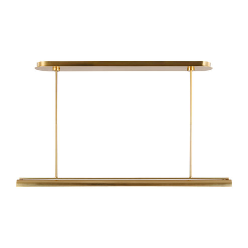 Carson LED Linear Chandelier in Burnished Brass (454|KC1091BBS)