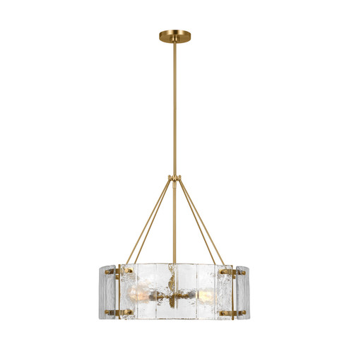 Calvert Four Light Chandelier in Burnished Brass (454|AP1234BBS)