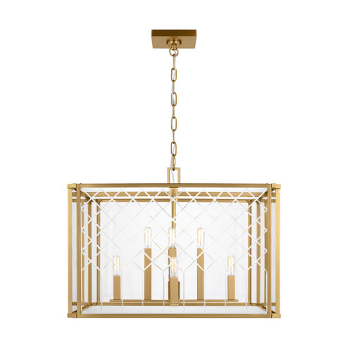 Erro Eight Light Pendant in Burnished Brass (454|AC1158BBS)