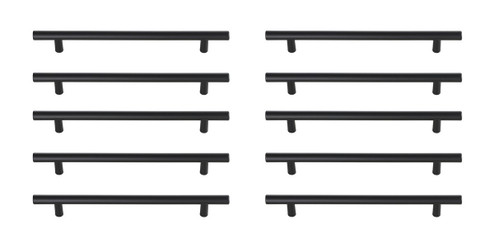 Quinn Bar Pull Multipack (set of 10) in Matte Black (173|PL400-7-MB-10PK)