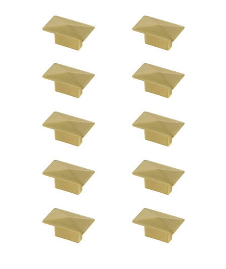 Perry Knob Multipack (Set of 10) in Brushed Gold (173|KB2026-GD-10PK)