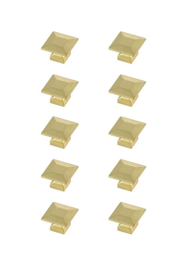 Cecil Knob Multipack (Set of 10) in Brushed Gold (173|KB2025-GD-10PK)