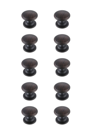 Kaid Knob Multipack (Set of 10) in Oil-rubbed Bronze (173|KB2004-ORB-10PK)