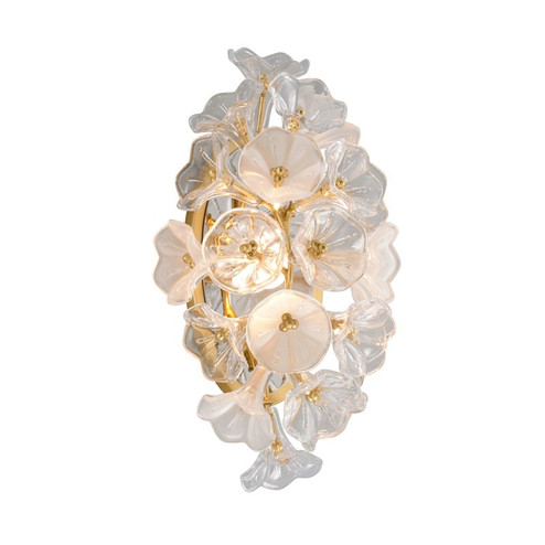 Jasmine One Light Wall Sconce in Gold Leaf (68|268-11-GL)