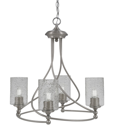 Capri Four Light Chandelier in Brushed Nickel (200|904-BN-3002)