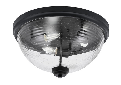 Flush Mounts Three Light Flush Mount in Matte Black (200|826-MB-8)