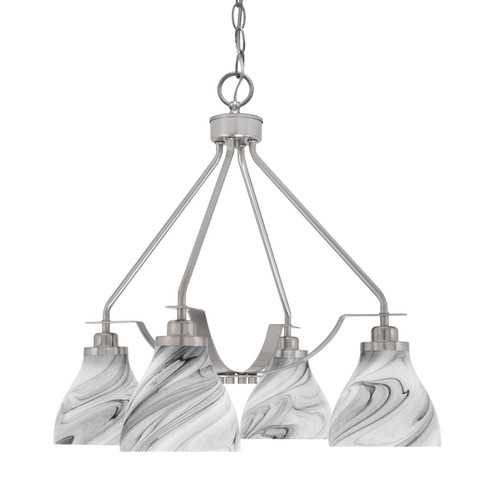 Odyssey Three Light Chandelier in Brushed Nickel (200|2604-BN-4769)