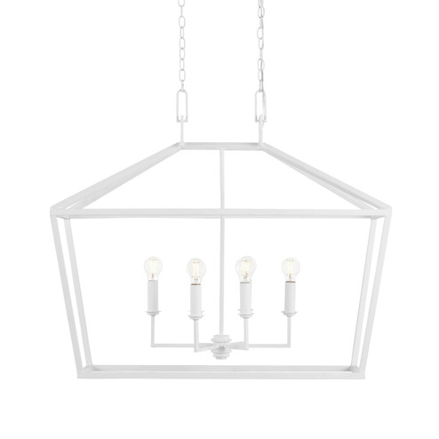 Denison Collection Six Light Chandelier in Gesso White (142|9000-0979)