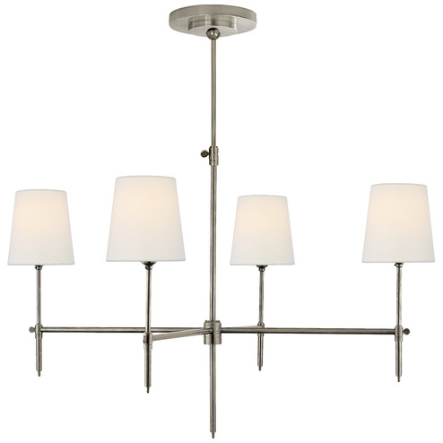 Bryant Four Light Chandelier in Antique Nickel (268|TOB 5003AN-L)