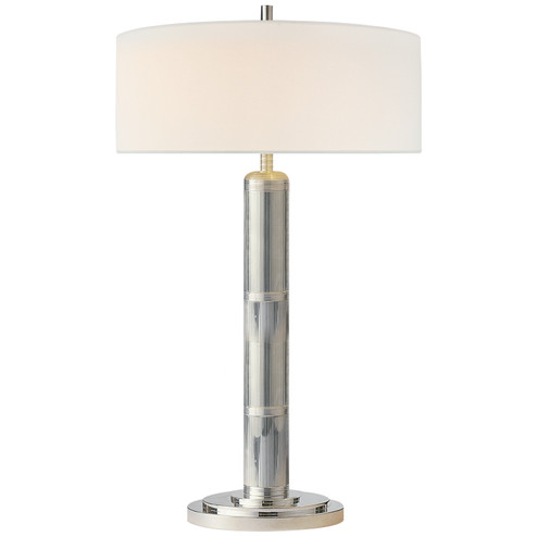 Longacre Two Light Table Lamp in Polished Nickel (268|TOB 3001PN-L)