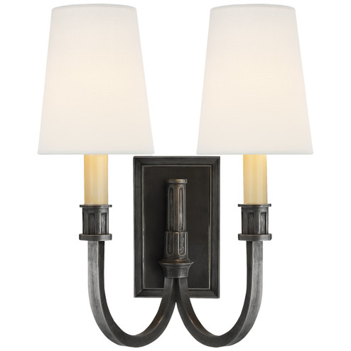 Modern Library Two Light Wall Sconce in Bronze (268|TOB 2328BZ-L)