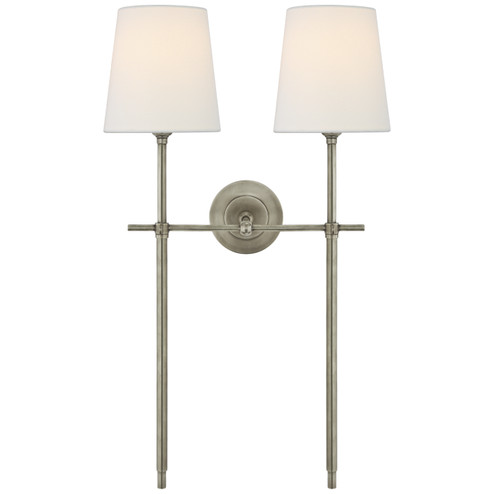 Bryant Two Light Wall Sconce in Antique Nickel (268|TOB 2025AN-L)