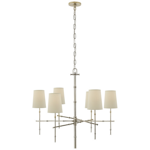 Grenol Six Light Chandelier in Hand-Rubbed Antique Brass (268|S 5161HAB-L)