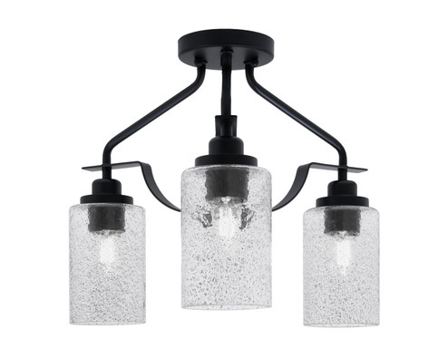 Odyssey Three Light Semi-Flush Mount in Matte Black (200|2607-MB-3002)