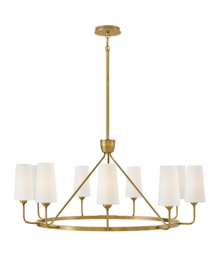 Lewis LED Chandelier in Heritage Brass (13|45009HB) Lewis LED Chandelier in Heritage Brass (13|45009HB)