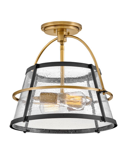 Tournon LED Semi-Flush Mount in Heritage Brass (13|38111HB)