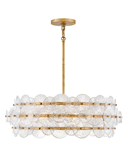 Rene LED Pendant in Distressed Brass (138|FR30126DA)