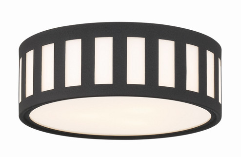 Kendal Three Light Flush Mount in Black Forged (60|KEN-2203-BF)