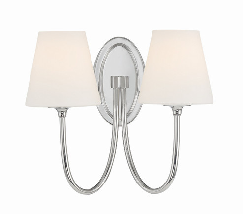 Juno Two Light Wall Sconce in Polished Nickel (60|JUN-10322-PN)