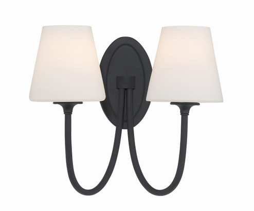 Juno Two Light Wall Sconce in Black Forged (60|JUN-10322-BF)