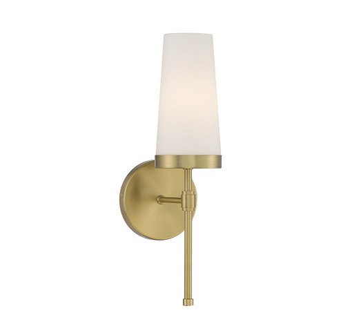 Haynes One Light Wall Sconce in Warm Brass (51|9-2801-1-322)