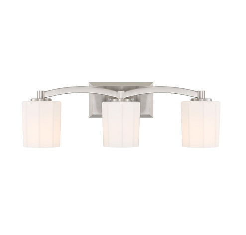 Whitney Three Light Bathroom Vanity in Satin Nickel (51|8-7710-3-SN)