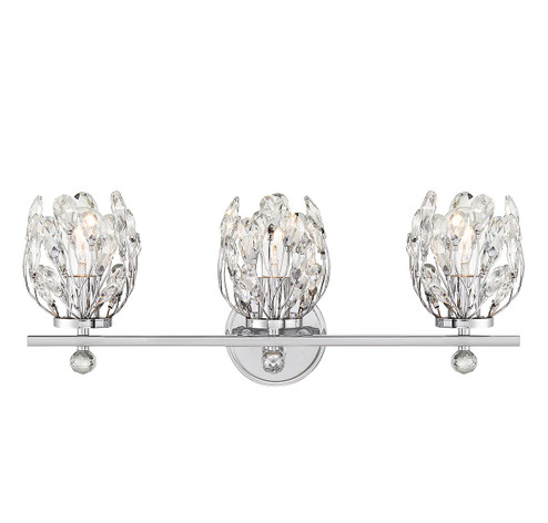 Moreno Three Light Bathroom Vanity in Chrome (51|8-6601-3-11)